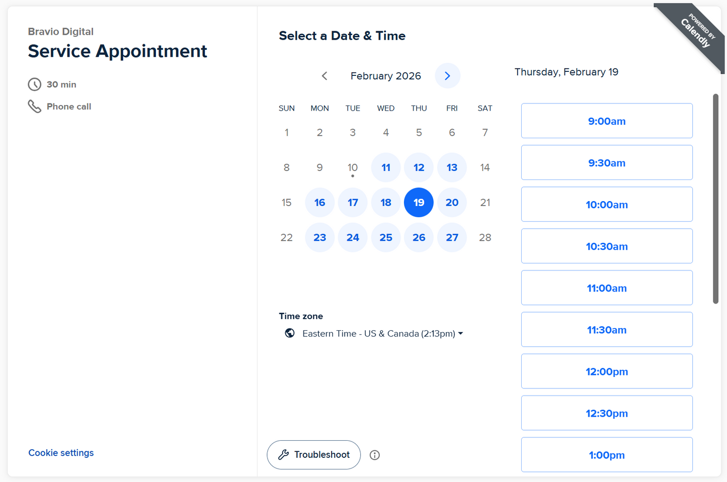 Booking System Setup